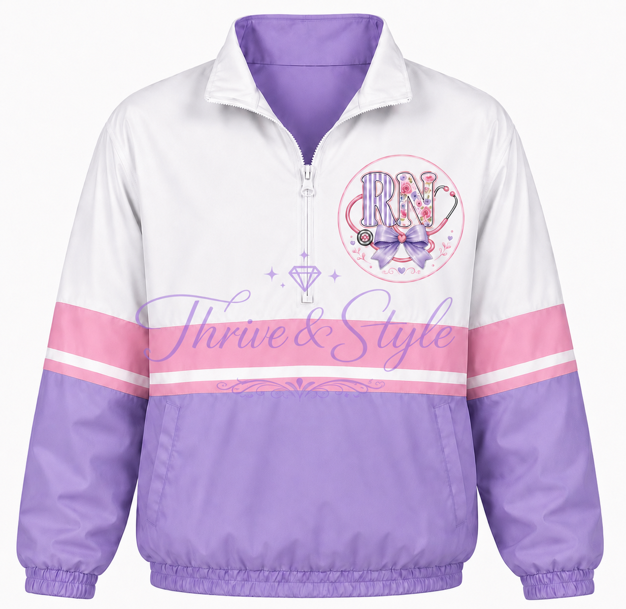 RN Pastel Colorblock Windbreaker